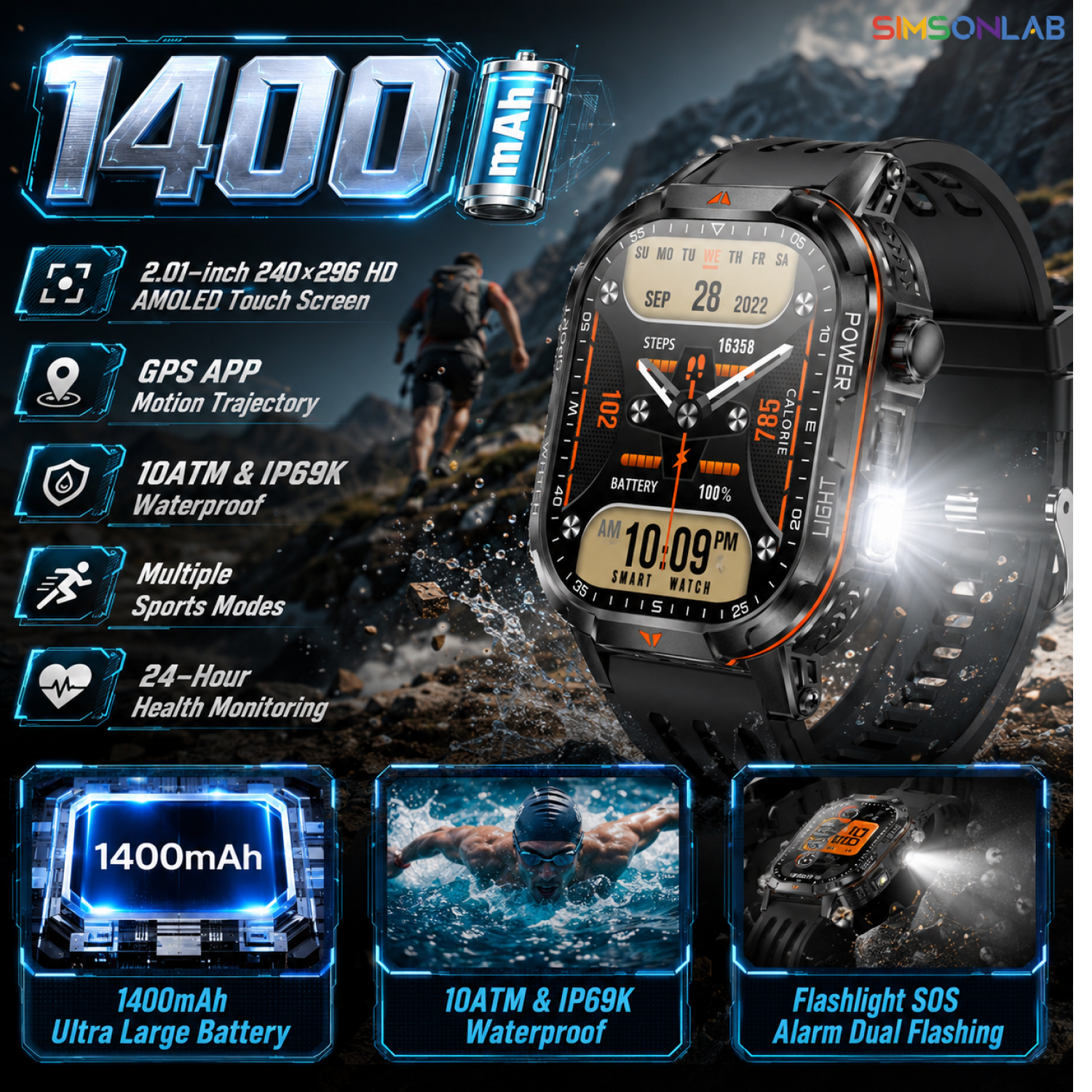 Outdoor Lighting Trends - 2026 New 1400mAh Super Large Battery
