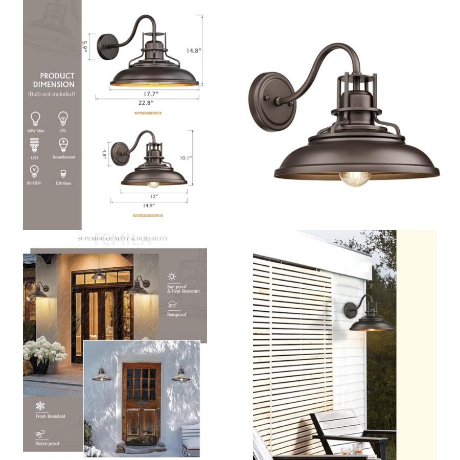 Outdoor Lighting Wall - Outdoor Barn Light Fixture, Exterior Lighting