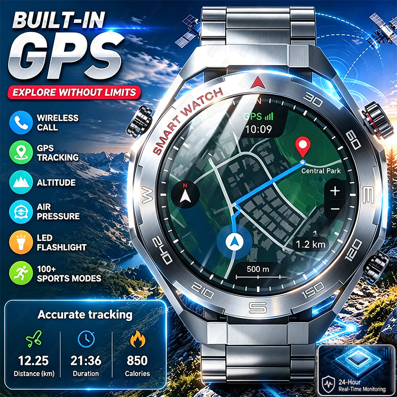 Outdoor Lighting Japanese - New Watch6 UItra GPS Outdoor Smart