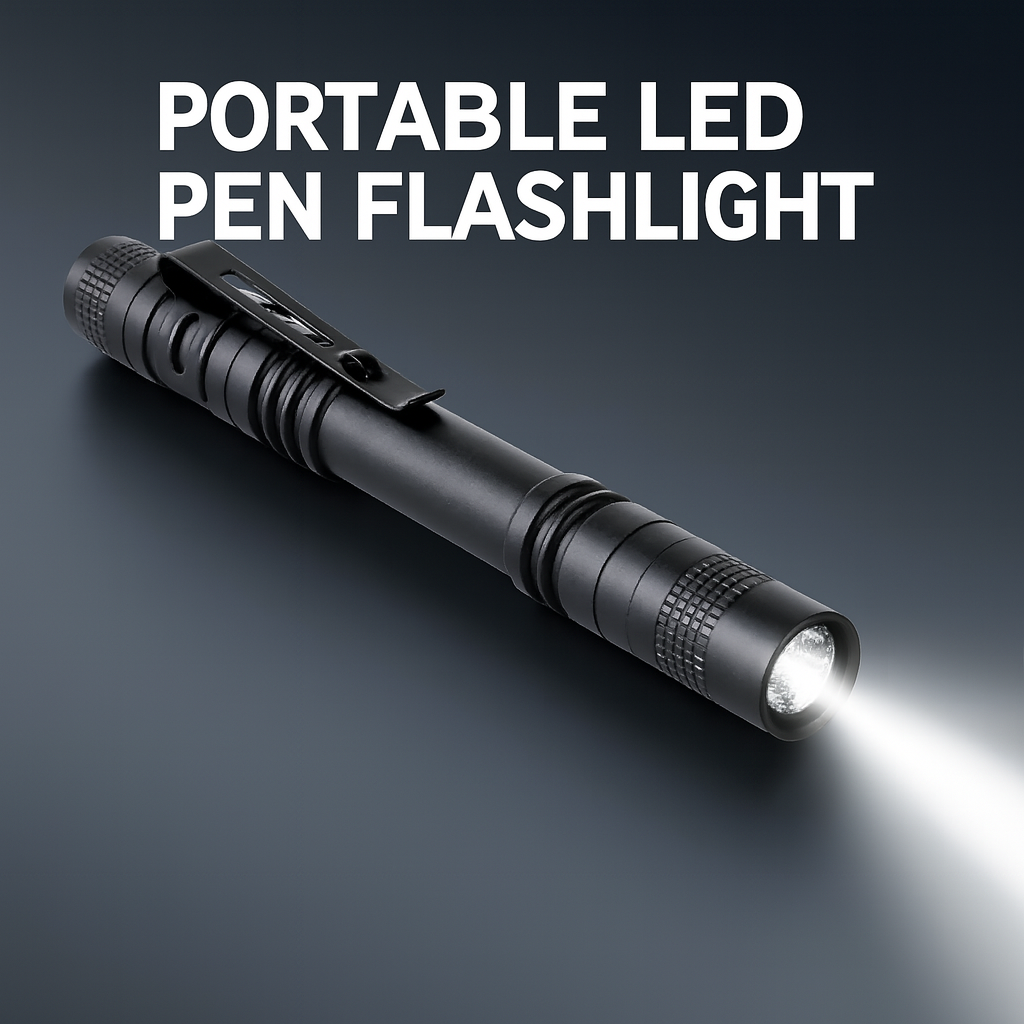 Outdoor Lighting Setup - Portable Mini LED Pen Flashlight Waterproof