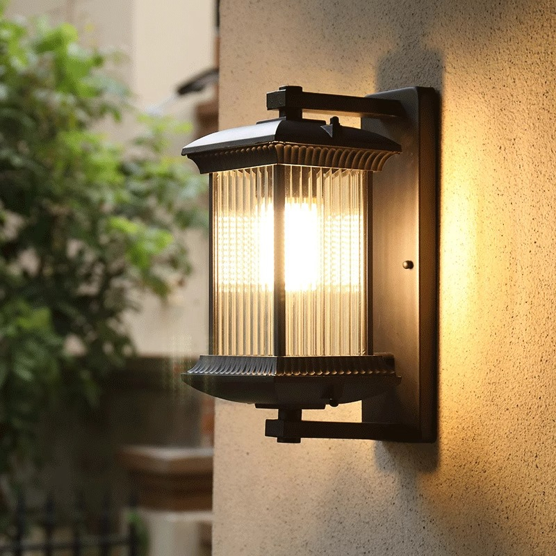 Xl Outdoor Lighting - Nordic Outdoor Waterproof Wall Lamp Retro