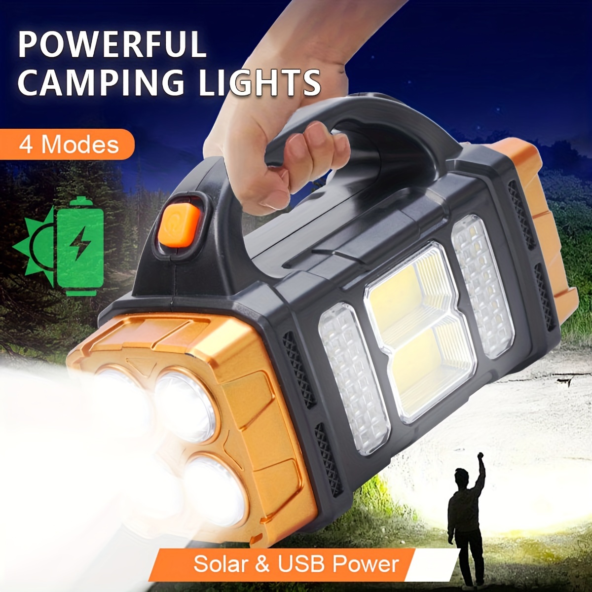 Outdoor Lighting Transformer - New Upgrade Rechargeable High Power Solar