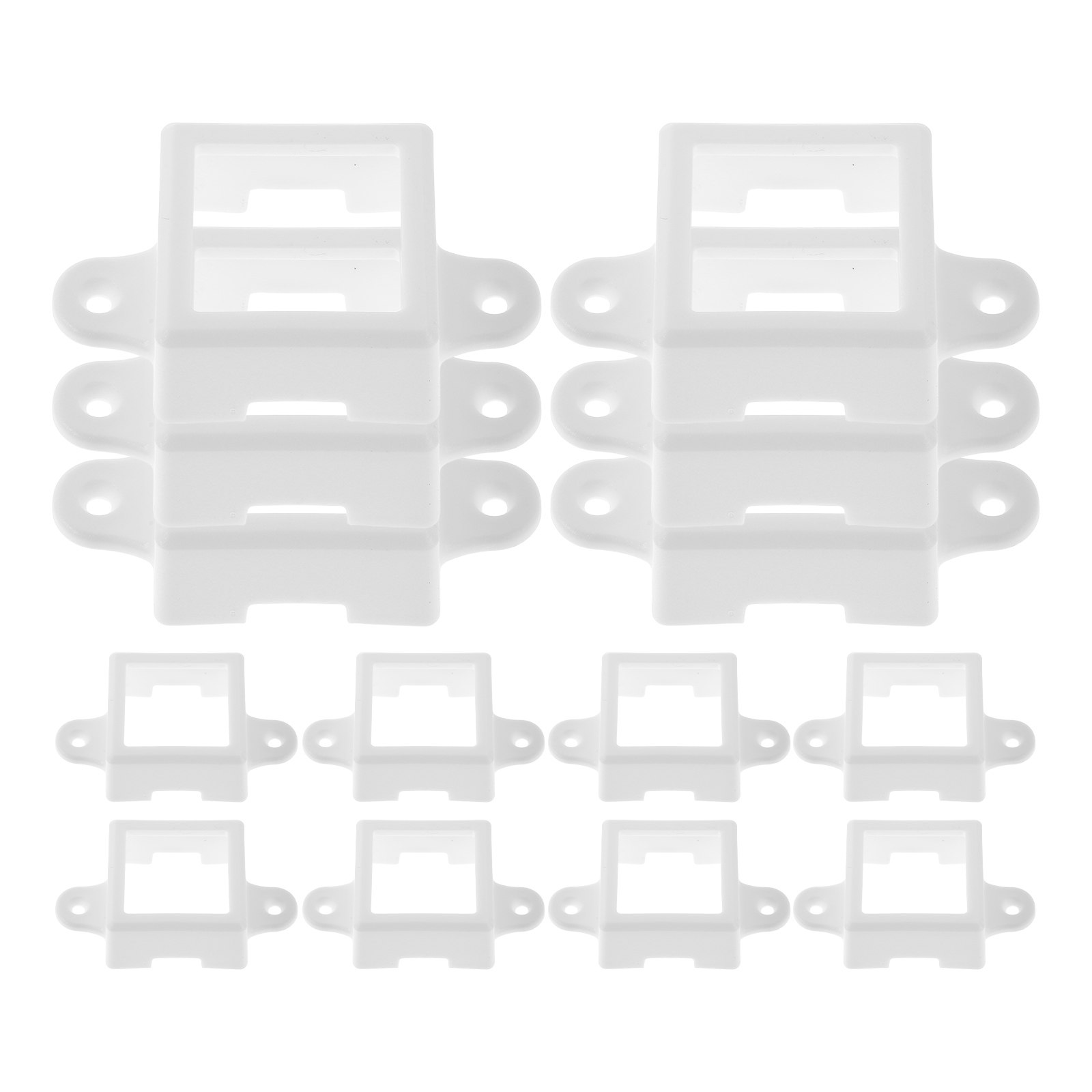 Outdoor Lighting Strip - 12Pcs Outdoor Light Fixture Mounting Brackets