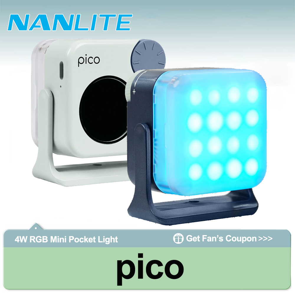 Nanlite Pico Full-color Magnet - Outdoor Lighting Video Shooting 评论和价格