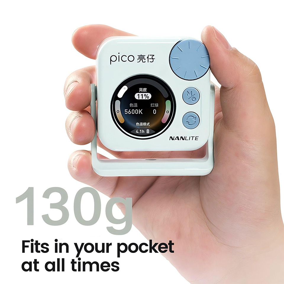 Nanlite Pico Full-color Magnet - Outdoor Lighting Video Shooting 评论和价格