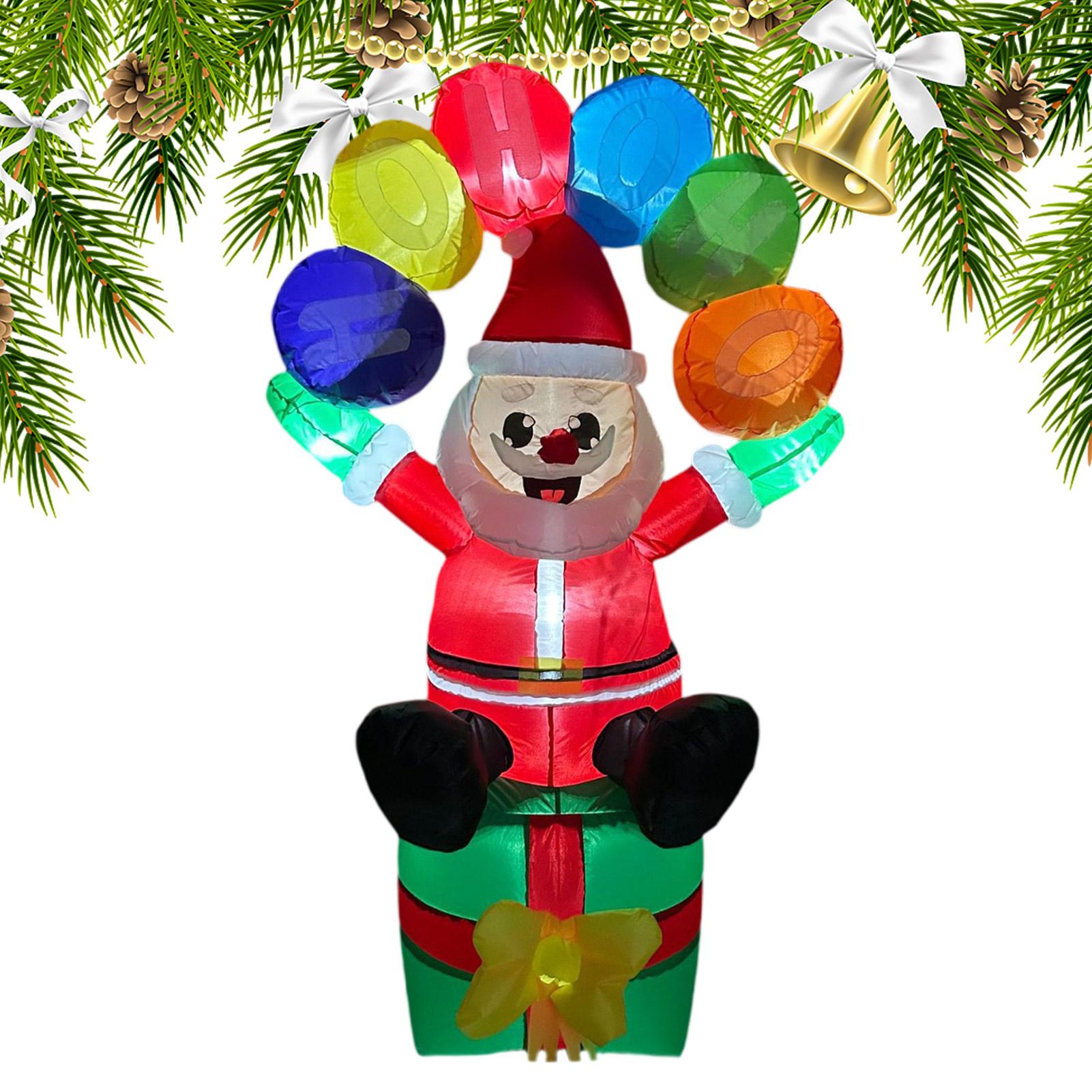 Blow Up Santa Inflatable Decor - Outdoor Lighting For Christmas 评论和价格