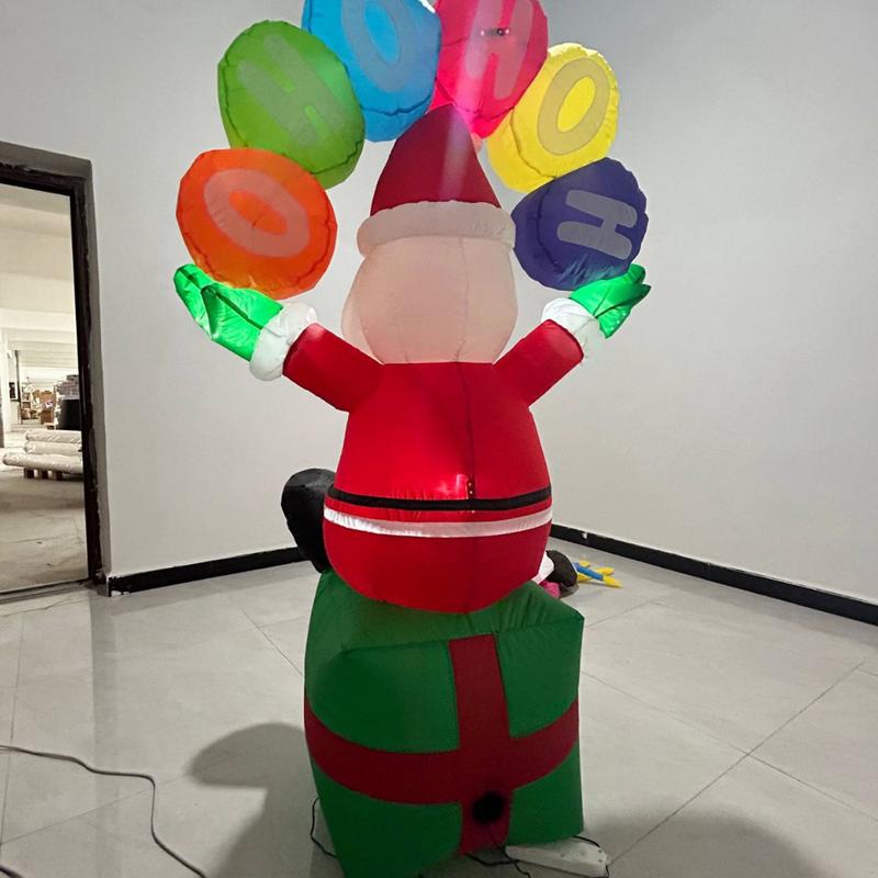 Blow Up Santa Inflatable Decor - Outdoor Lighting For Christmas 评论和价格
