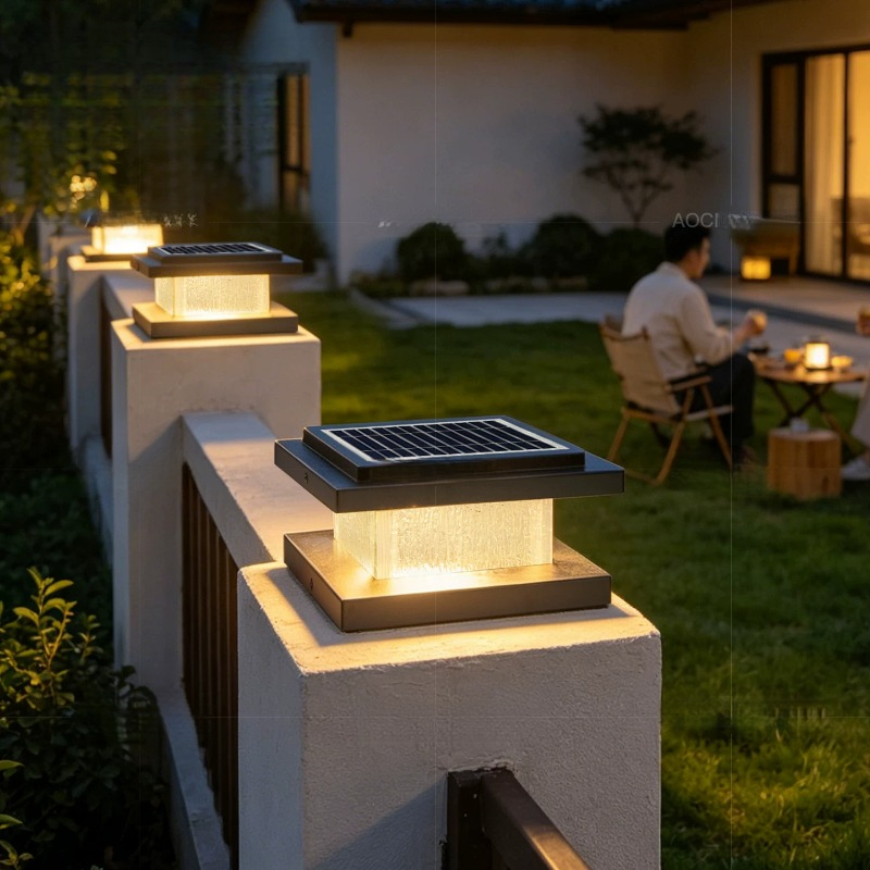 New Modernity Solar Column Hea - Outdoor Lighting Wall 评论和价格