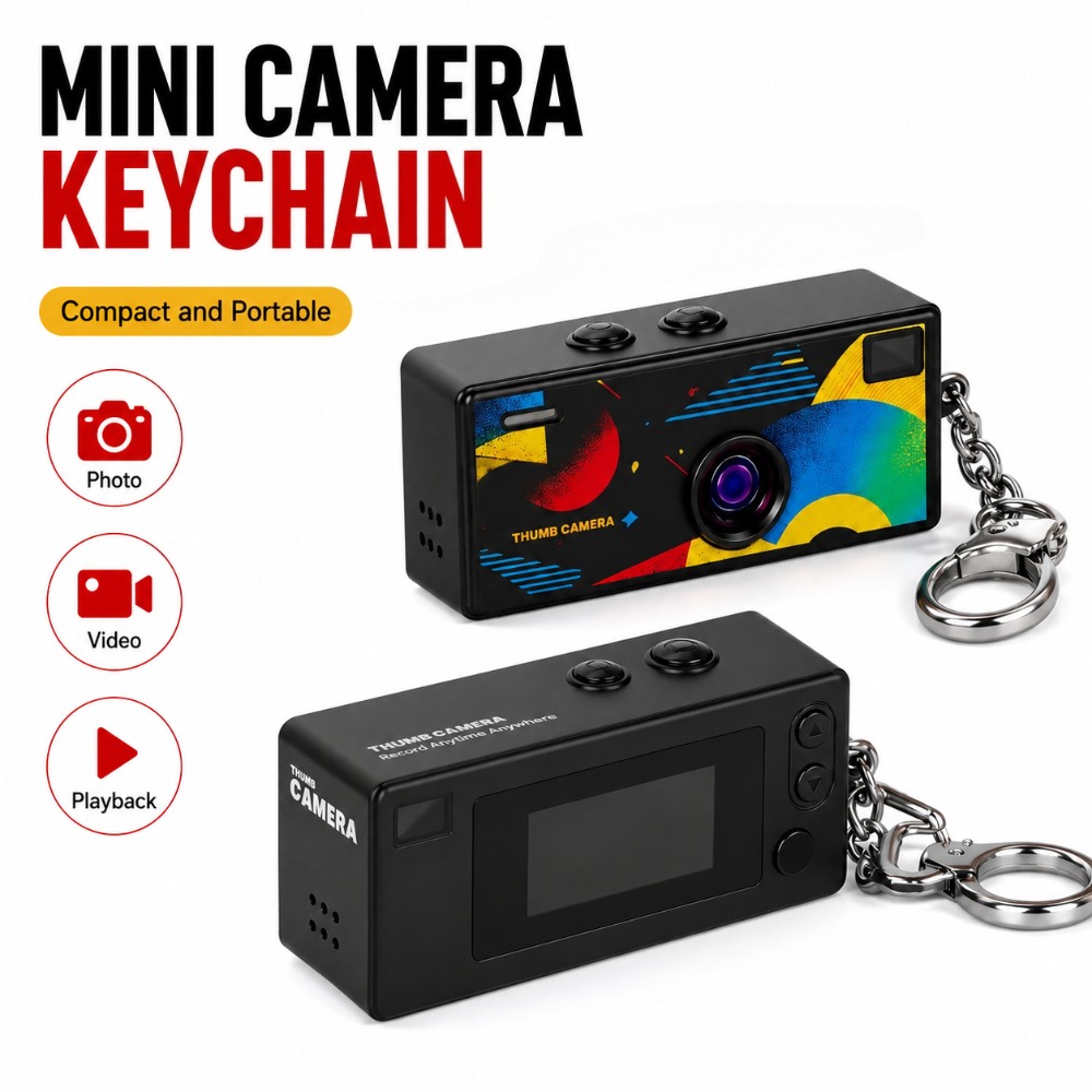 Portable 1080P Thumb Mini Keyc - Outdoor Lighting Video Shooting 评论和价格