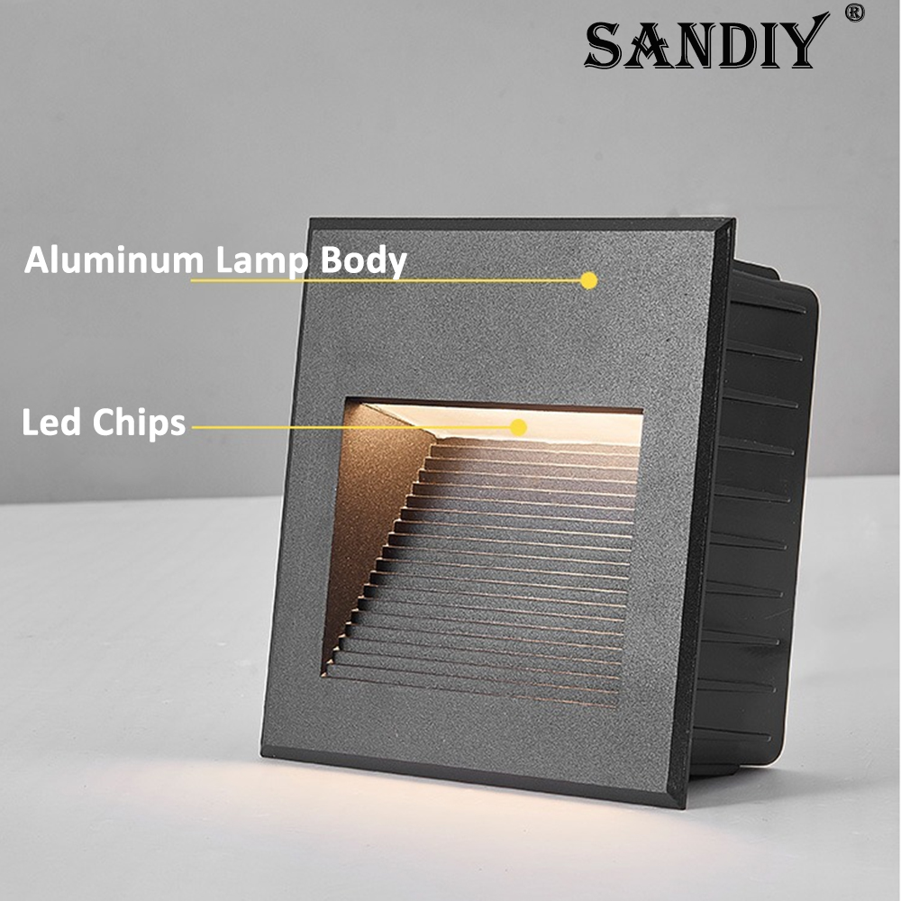 SANDIY Recessed Outdoor Wall S - Xl Outdoor Lighting 评论和价格