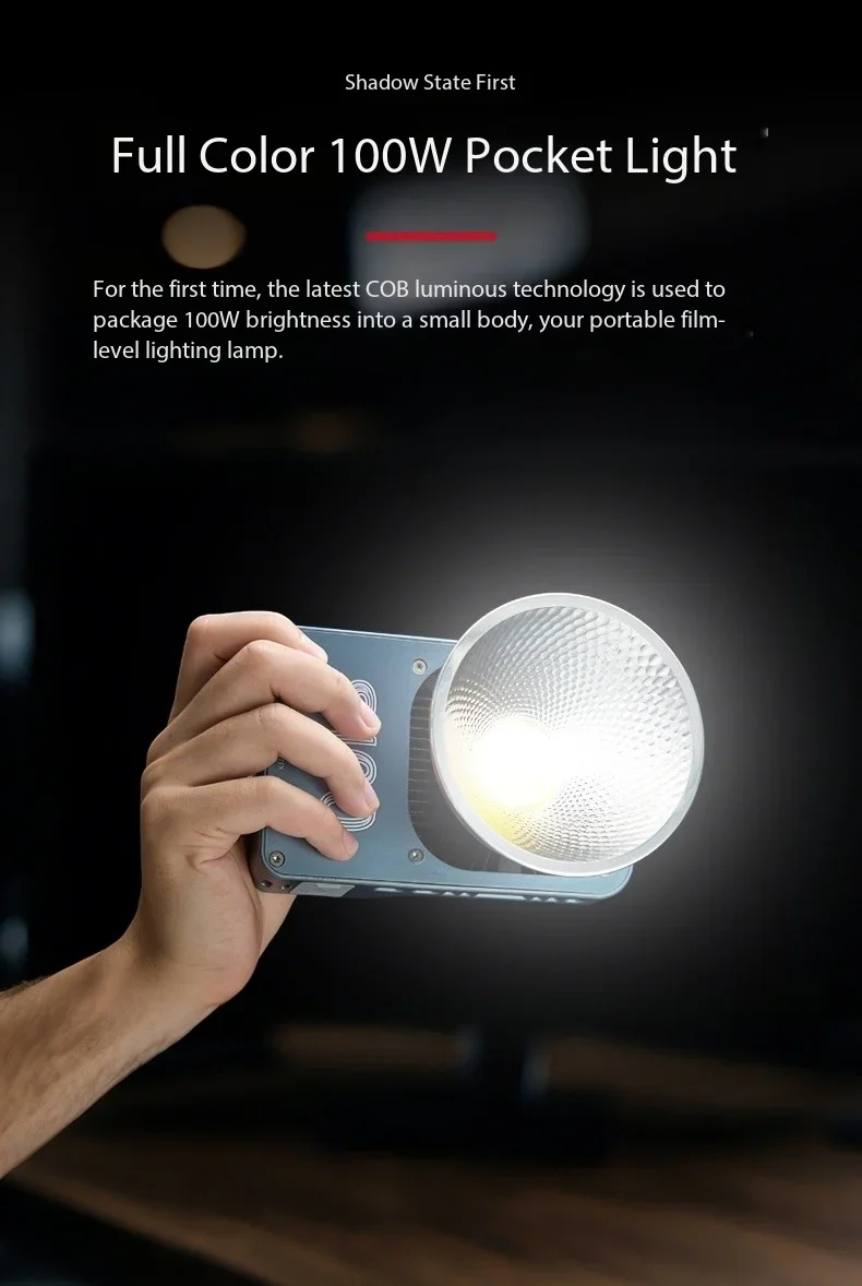2026 Best Seller S100 100W COB - Outdoor Lighting Video Shooting 评论和价格
