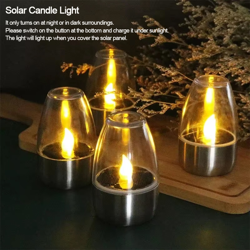 LED Solar Candles Light Flamel - Outdoor Lighting Transformer 评论和价格