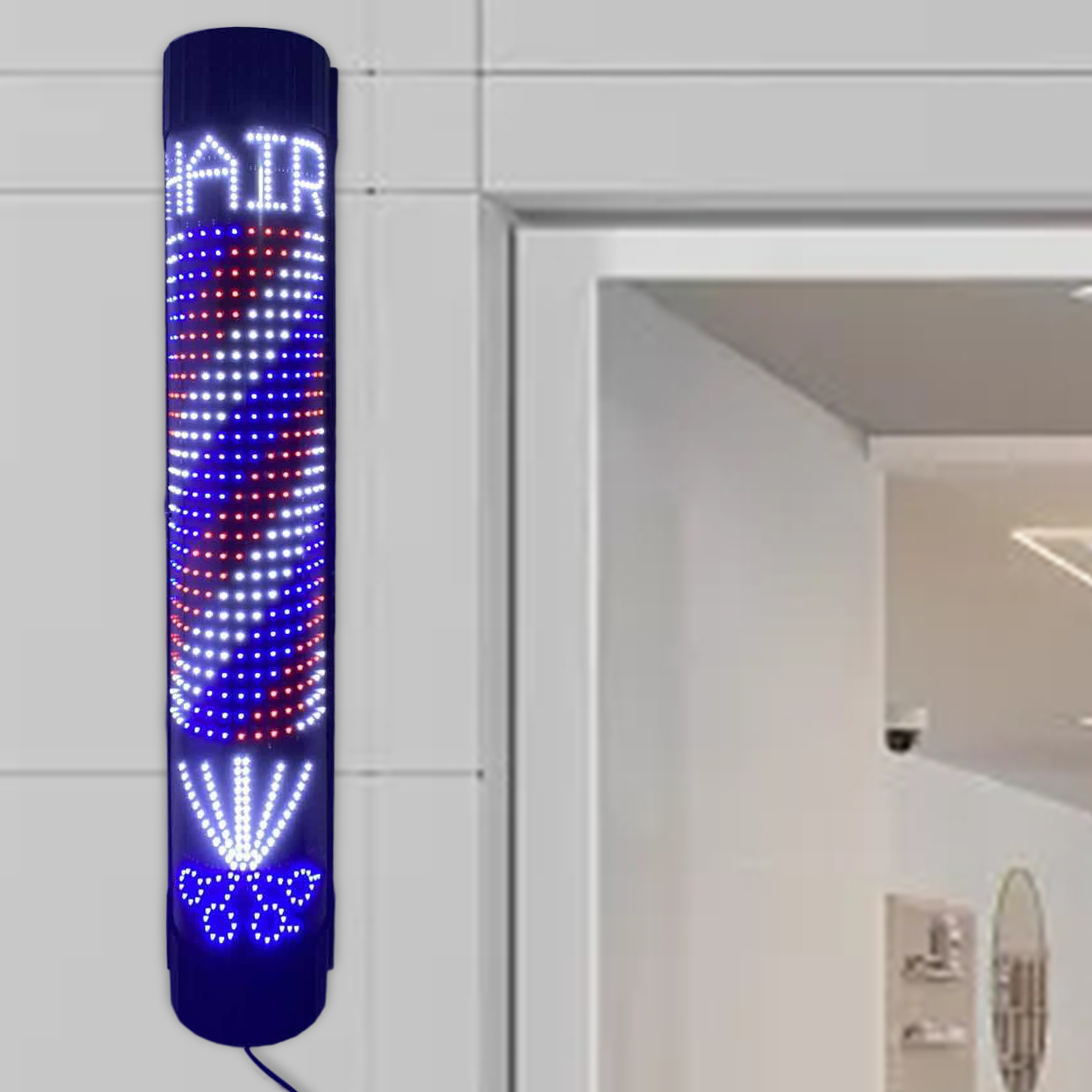 Barber Pole LED Light Rotating - Xl Outdoor Lighting 评论和价格