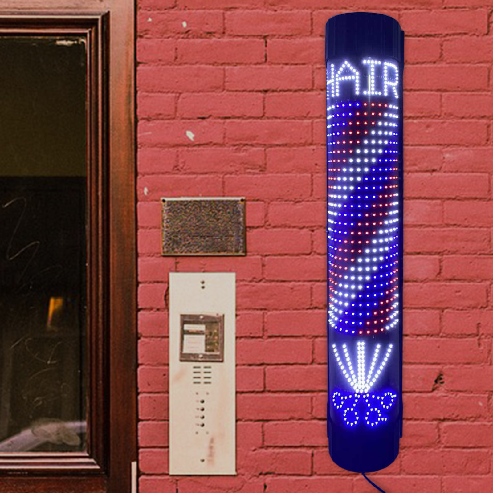 Barber Pole LED Light Rotating - Xl Outdoor Lighting 评论和价格