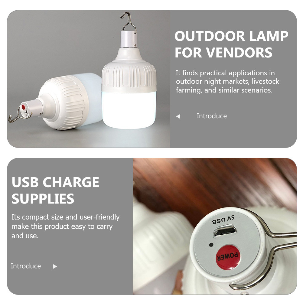 1 Set Of Usb Charge Bulb Recha - Outdoor Lighting Vendor 评论和价格