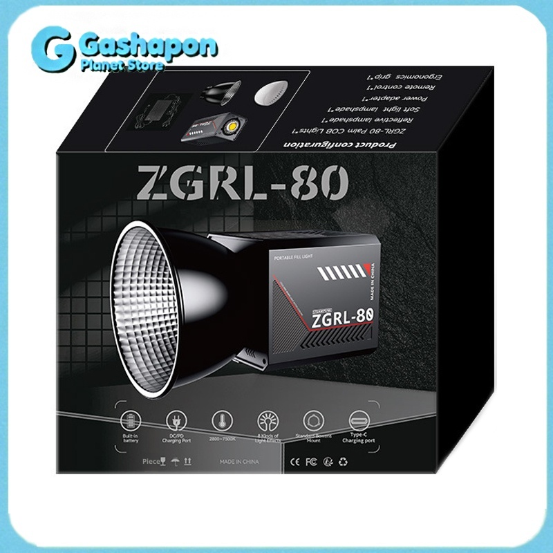 ZGRL80 80W COB Handheld Video  - Outdoor Lighting Video Shooting 评论和价格