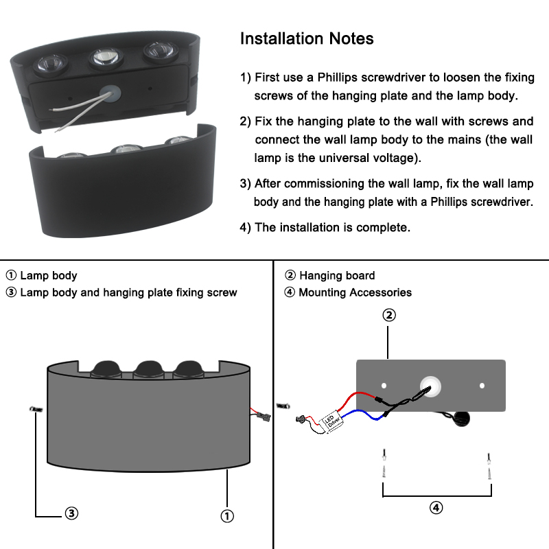 2W 4W 6W 8W 10W 12W LED Wall L - Xl Outdoor Lighting 评论和价格