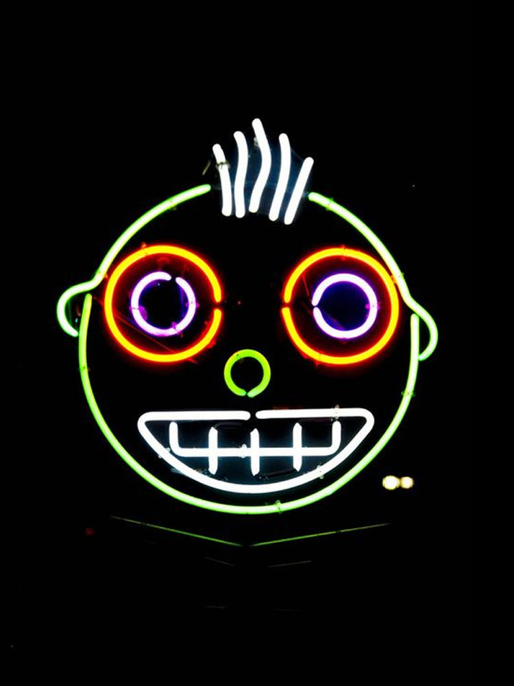 Neon Sign For Round Smiley ner - Outdoor Lighting Year Round 评论和价格