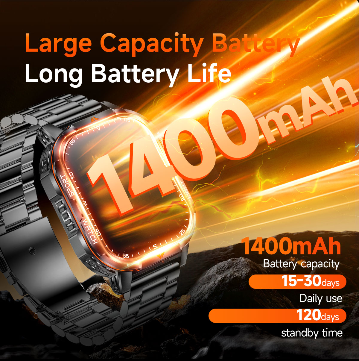 2026 New 1400mAh Super Large B - Outdoor Lighting Trends 评论和价格