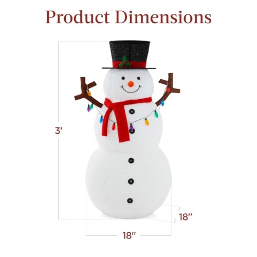 Outdoor Christmas snowman deco - Outdoor Lighting For Christmas 评论和价格