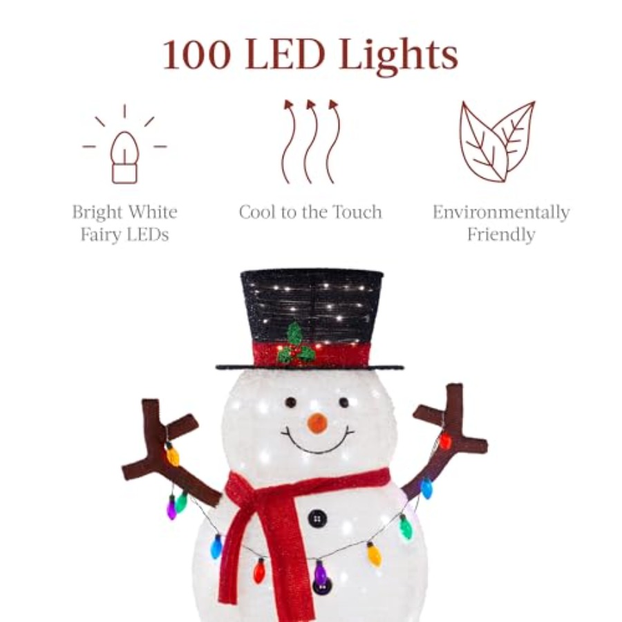 Outdoor Christmas snowman deco - Outdoor Lighting For Christmas 评论和价格