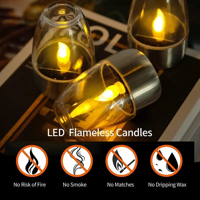 Solar Powered Flameless Candle - Outdoor Lighting Transformer 评论和价格
