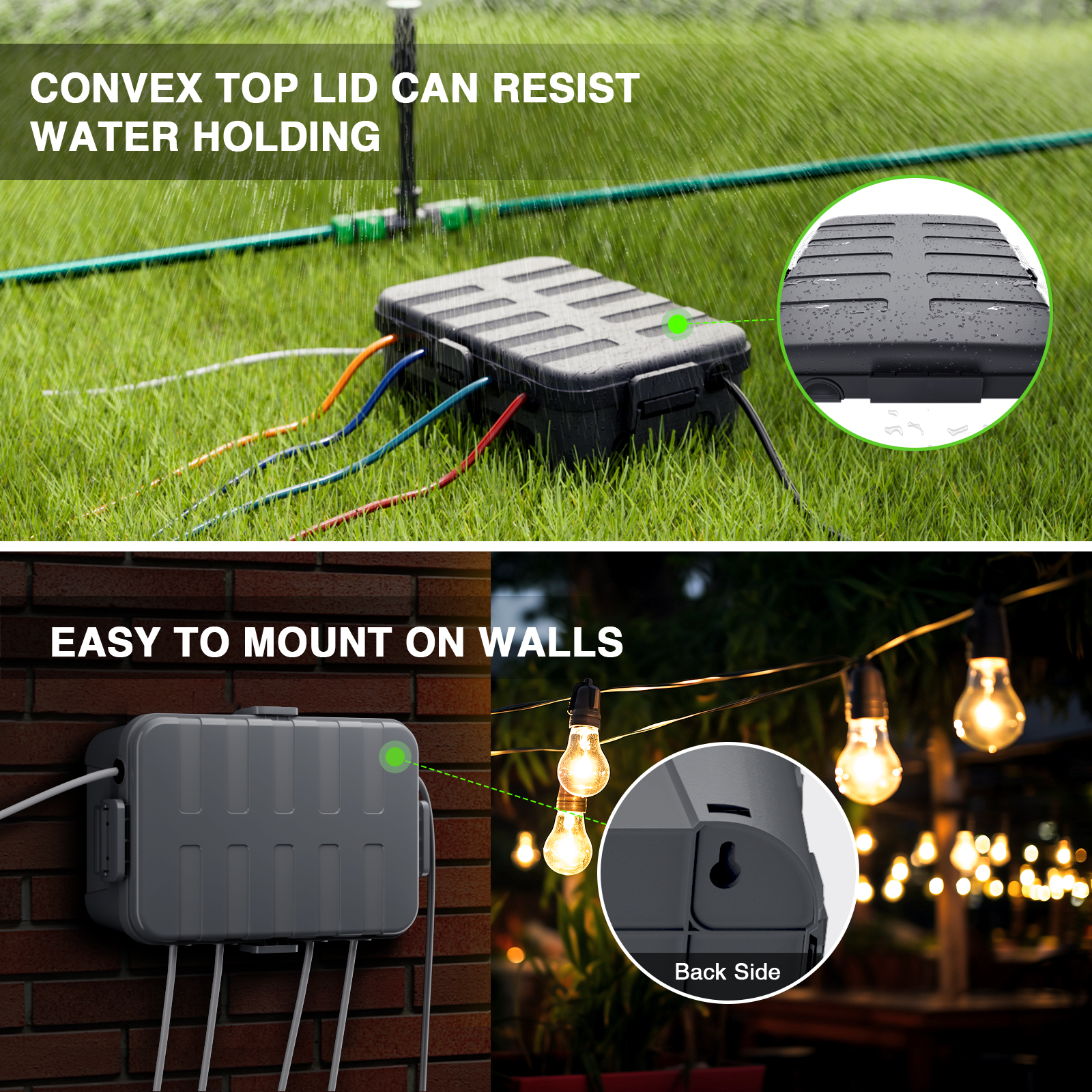 Large Weatherproof Outdoor Ele - Outdoor Lighting Strip 评论和价格