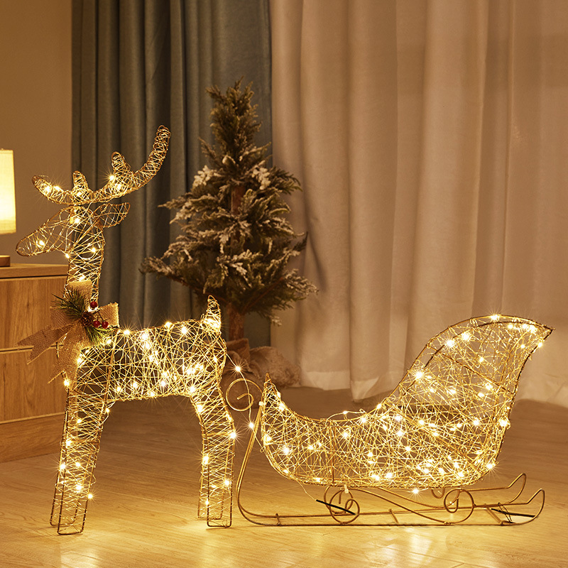 3 PCS Garden Lights String 2D  - Outdoor Lighting For Christmas 评论和价格