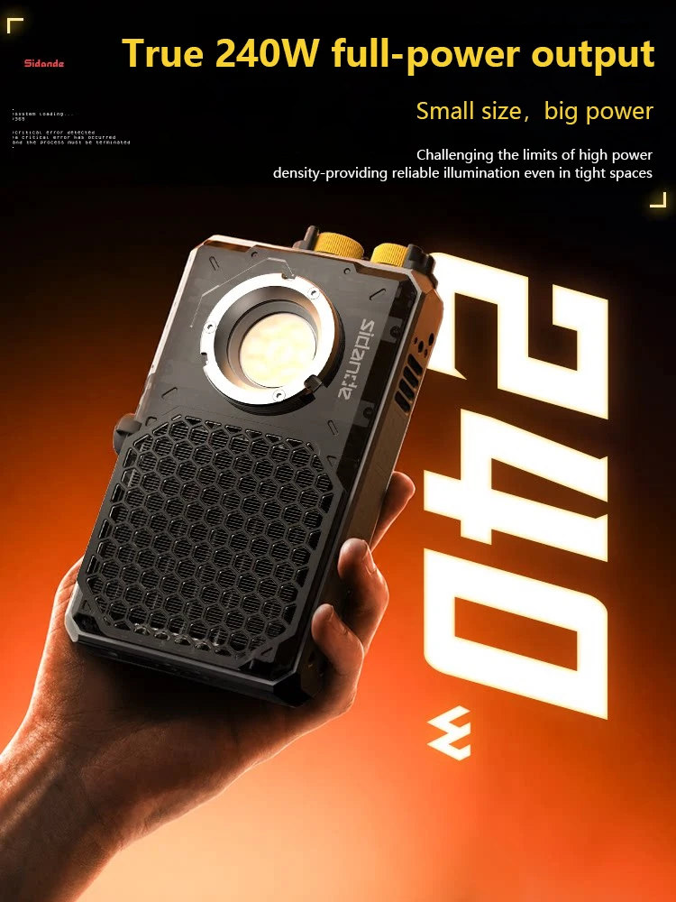 Sidande Q240C 240W Full Color  - Outdoor Lighting Video Shooting 评论和价格