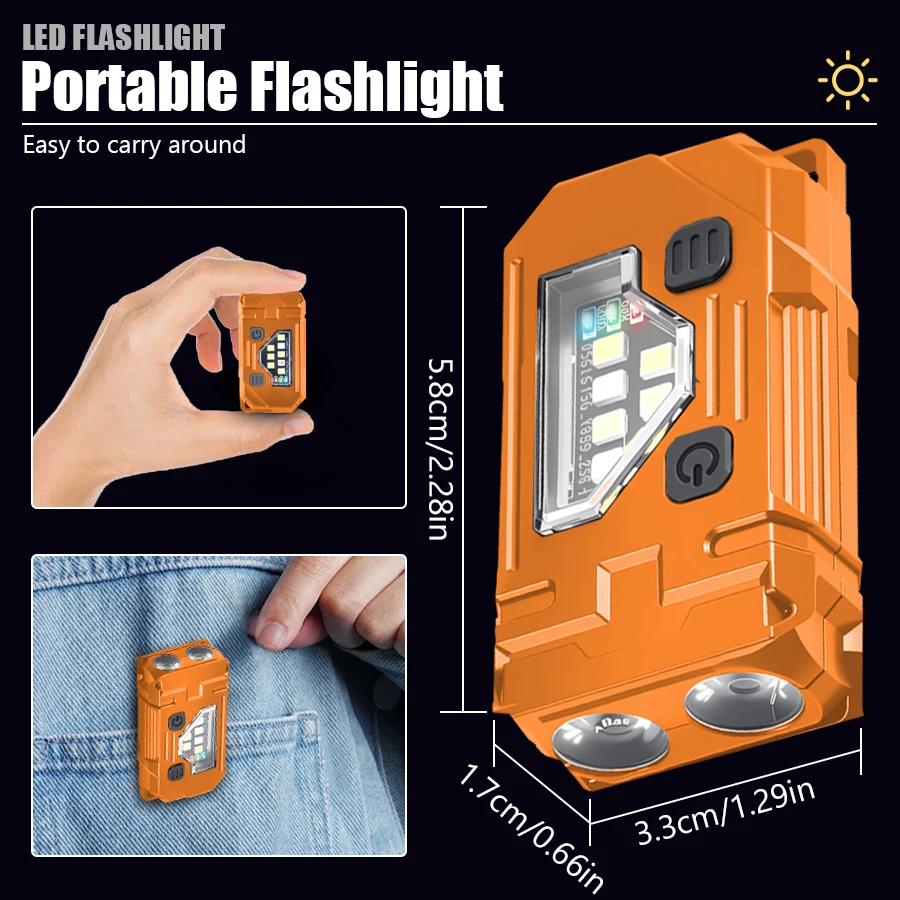 Mini Keychain EDC Flashlight R - Outdoor Lighting Setup 评论和价格