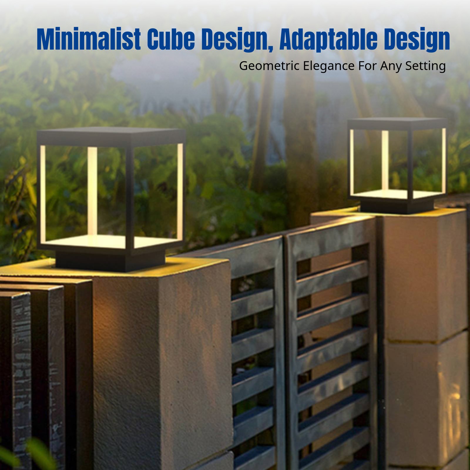 Outdoor Post Cap Light, Waterp - Outdoor Lighting Wall 评论和价格