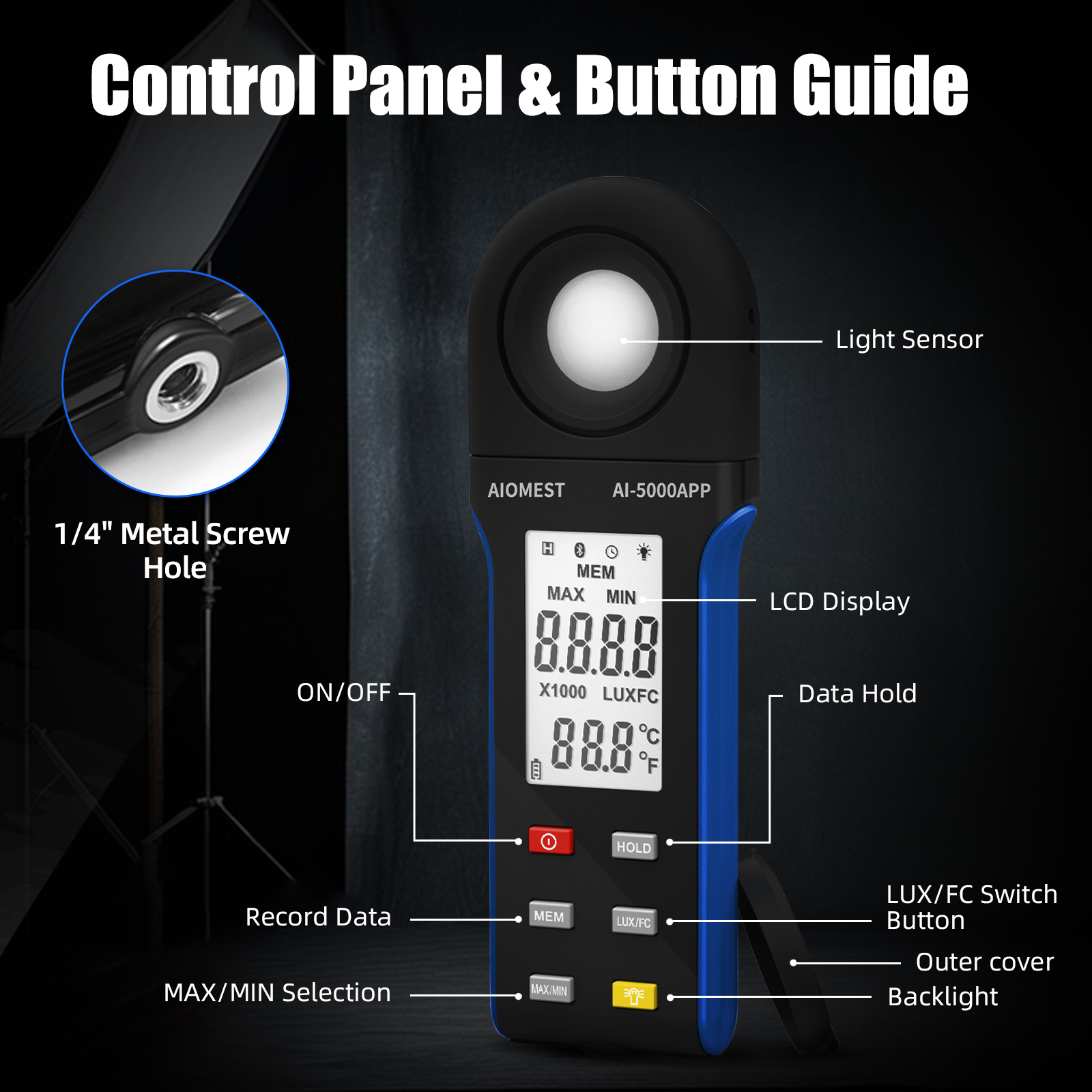 Digital Lux Meter 1-400,000 Lu - Outdoor Lighting Electrician 评论和价格