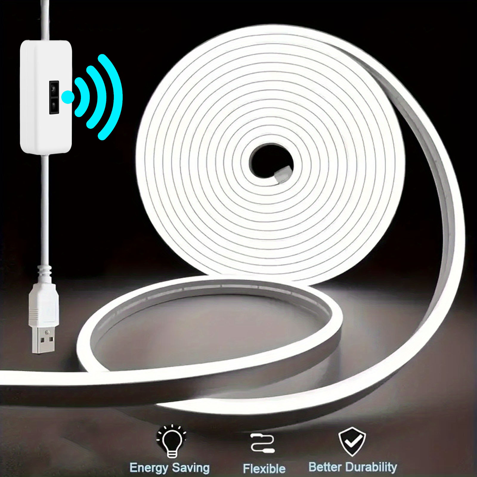 Motion Sensor Neon LED Light S - Outdoor Lighting Strip 评论和价格