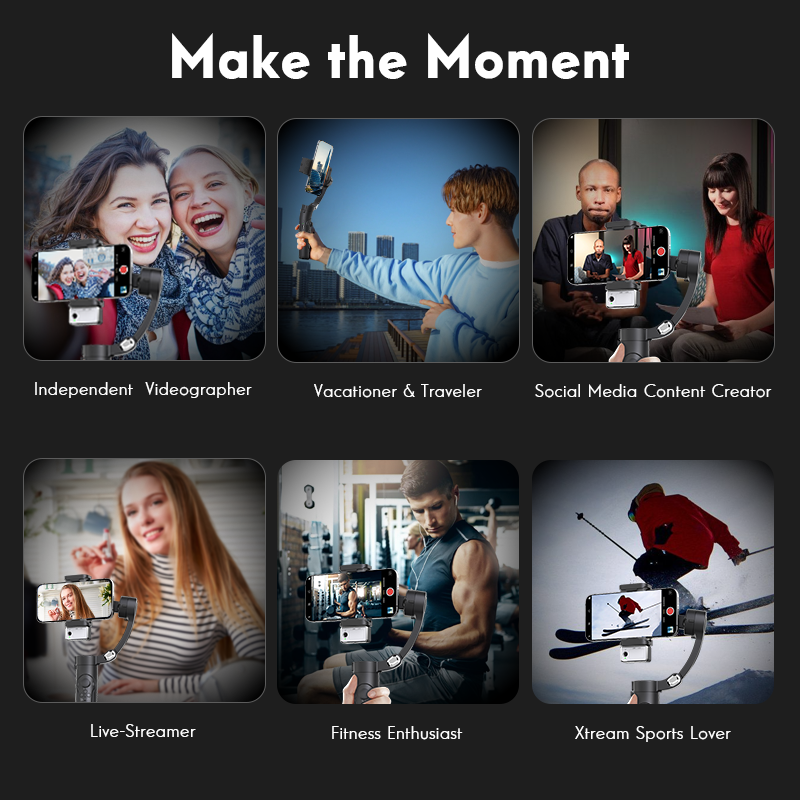 Outdoor 3 Axis Handheld Gimbal - Outdoor Lighting Video Shooting 评论和价格