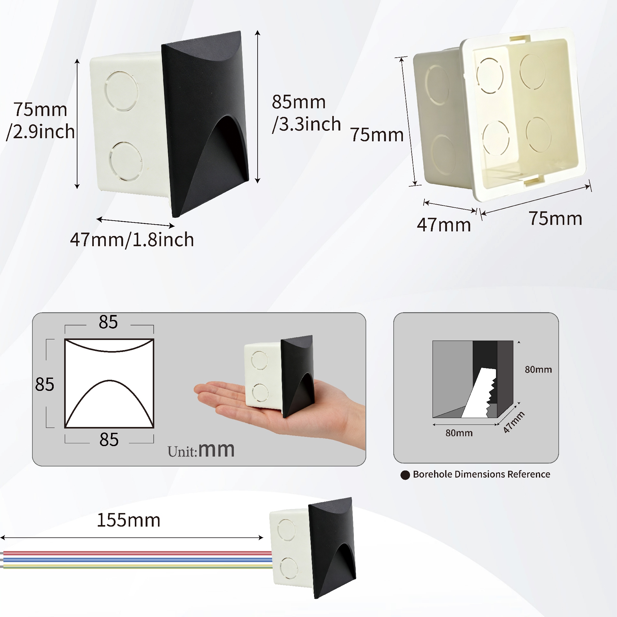 Led Stair Light Step Lights 3W - Xl Outdoor Lighting 评论和价格