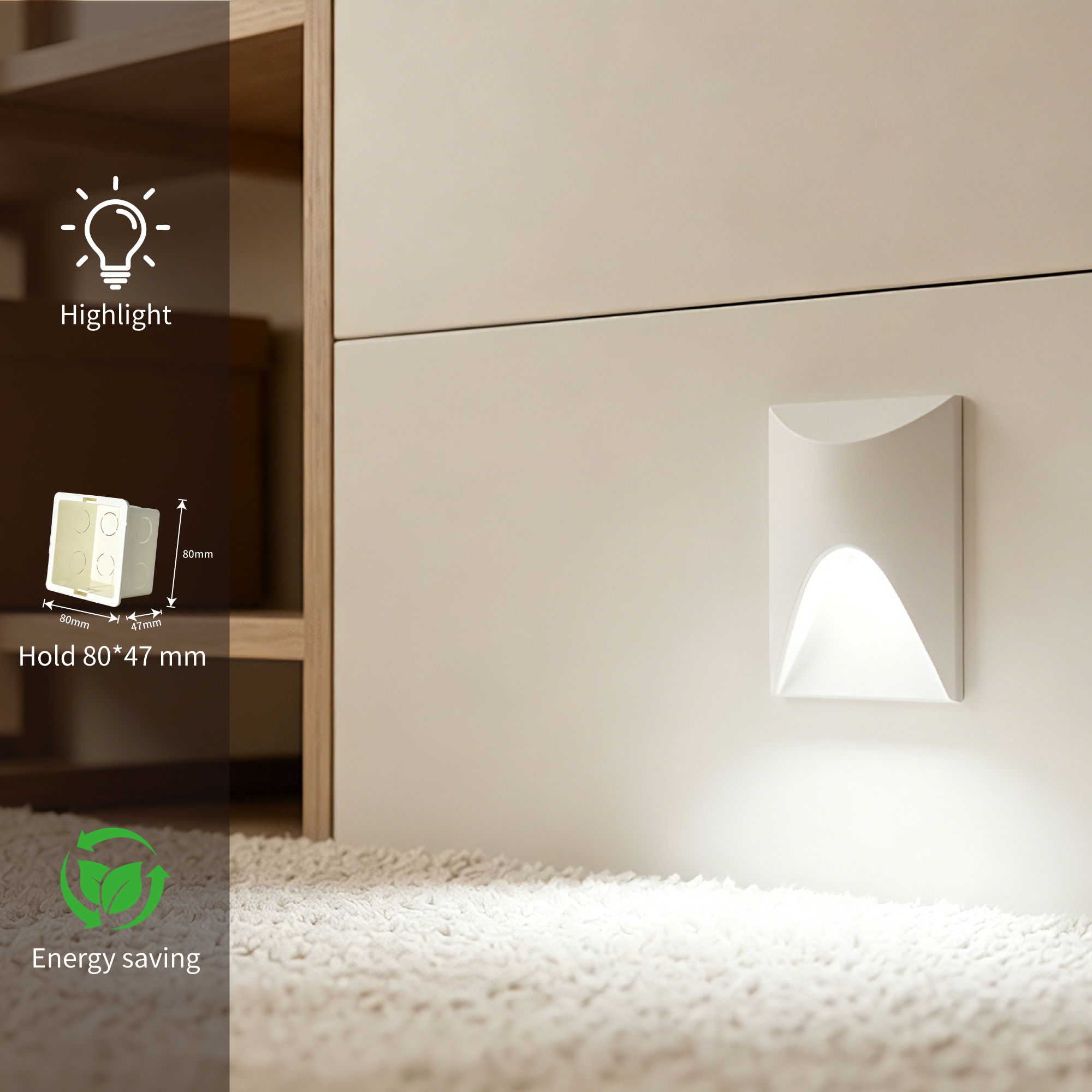 Led Stair Light Step Lights 3W - Xl Outdoor Lighting 评论和价格