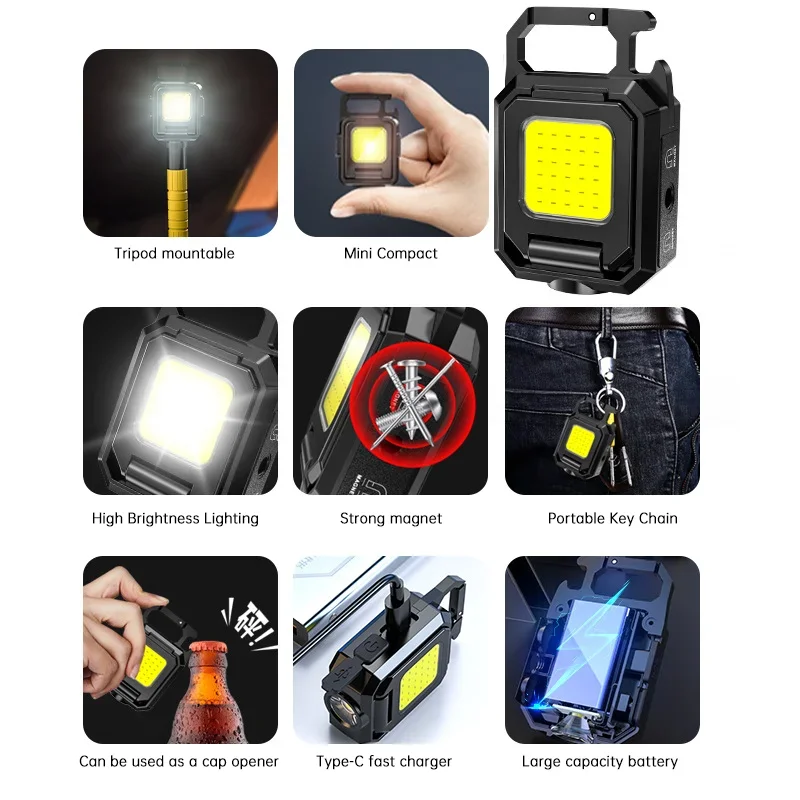 Mini Flashlight Keychain Light - Outdoor Lighting Setup 评论和价格