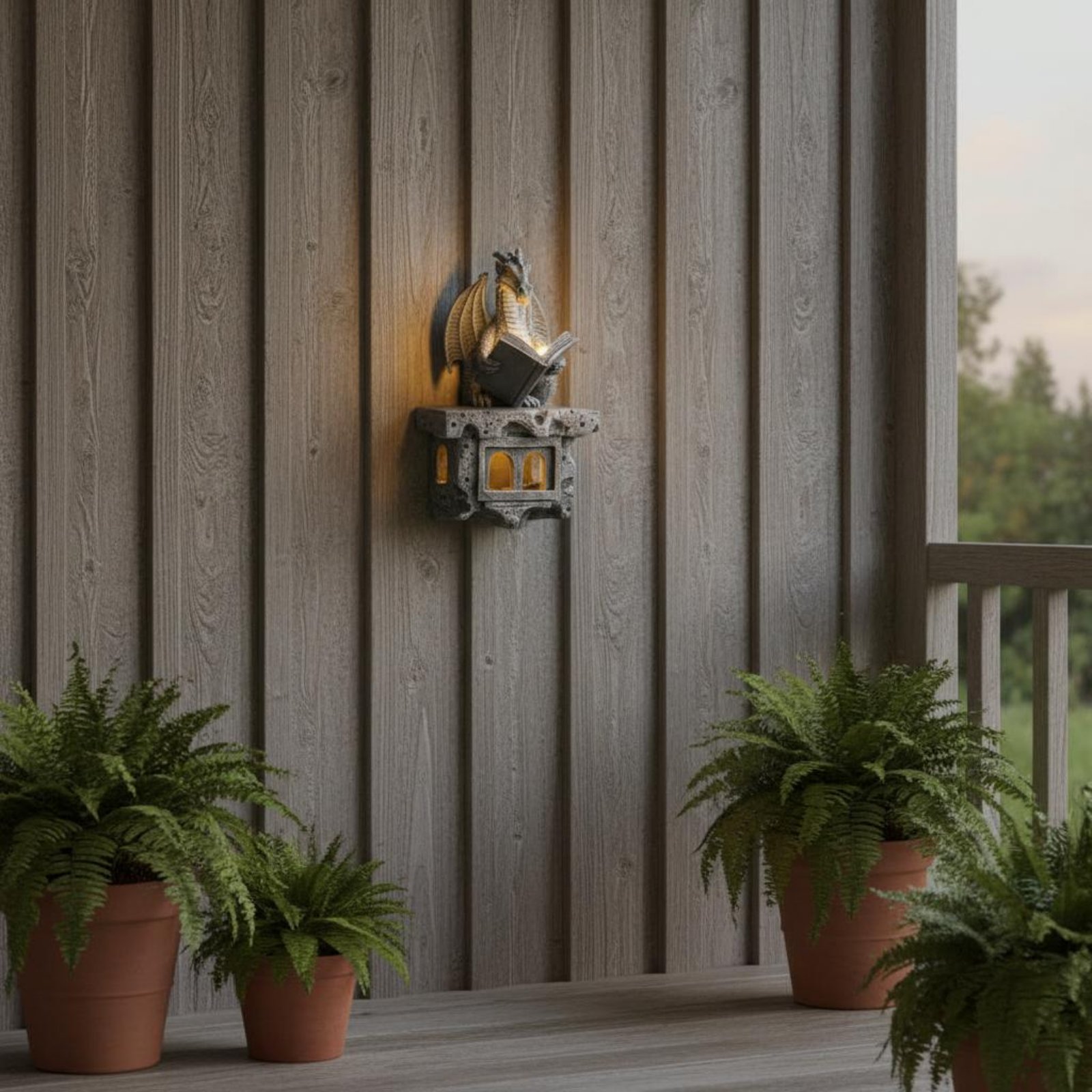 Solar Wyvern Wall Shine Auto O - Outdoor Lighting Wall 评论和价格