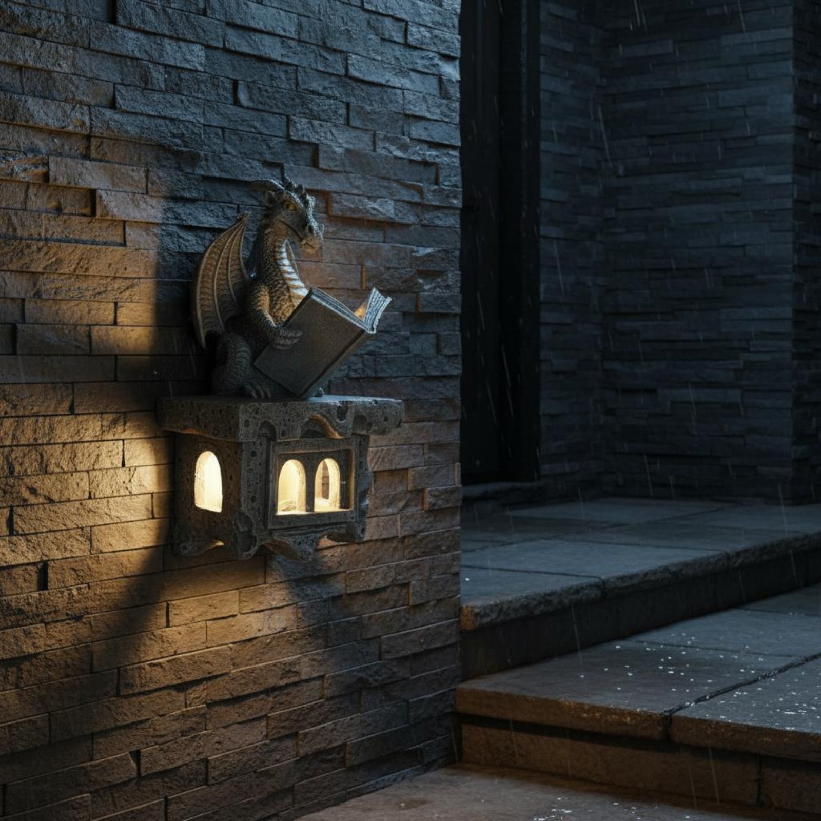 Solar Wyvern Wall Shine Auto O - Outdoor Lighting Wall 评论和价格