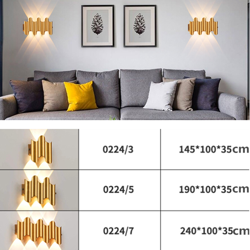 Aluminum Golden Body LED Wall  - Xl Outdoor Lighting 评论和价格