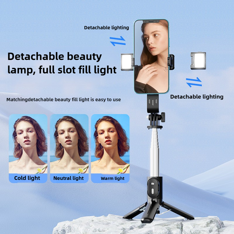 P08Y Selfie Stick Tripod, Fold - Outdoor Lighting Video Shooting 评论和价格