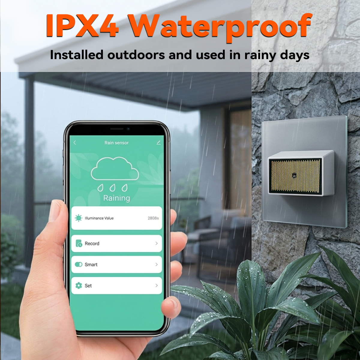 Tuya Zigbee Rain Sensor with L - Outdoor Lighting Zigbee 评论和价格