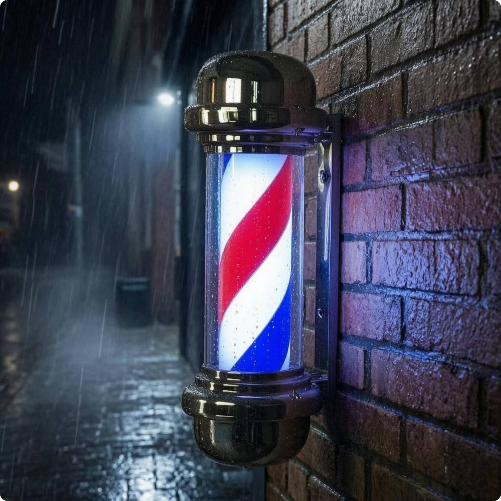 LED Barber Pole Transparent Co - Outdoor Lighting Wall 评论和价格