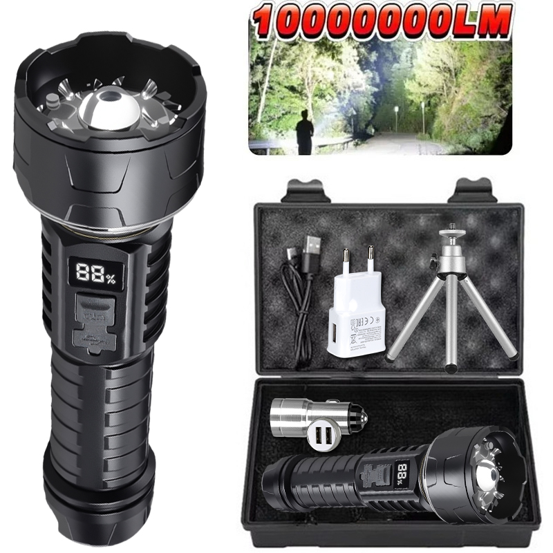COB LED Flashlight Rechargeabl - Outdoor Lighting Setup 评论和价格