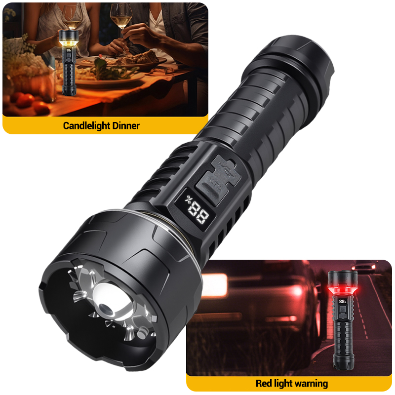 COB LED Flashlight Rechargeabl - Outdoor Lighting Setup 评论和价格