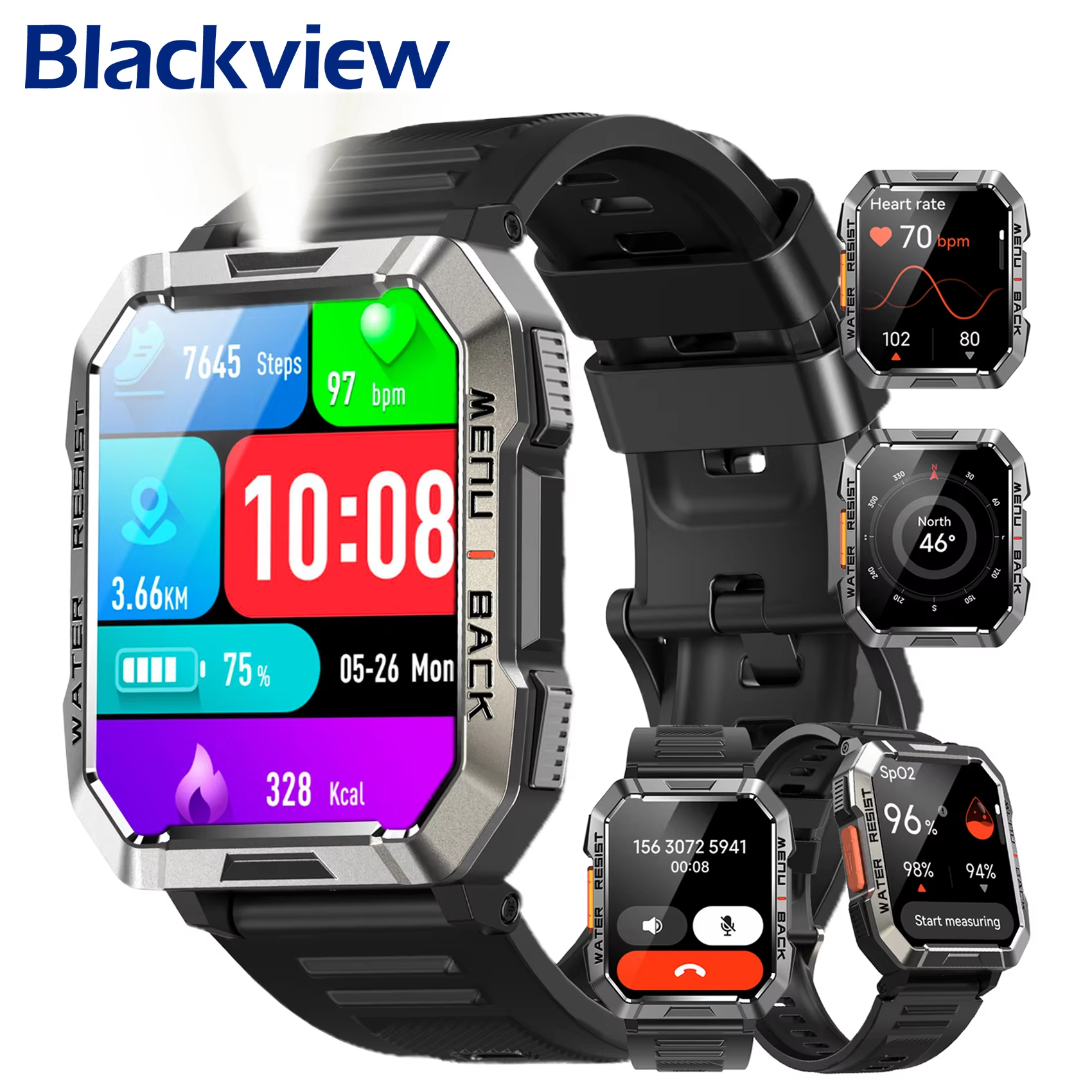 Blackview W60 Waterproof Smart - Outdoor Lighting Japanese 评论和价格