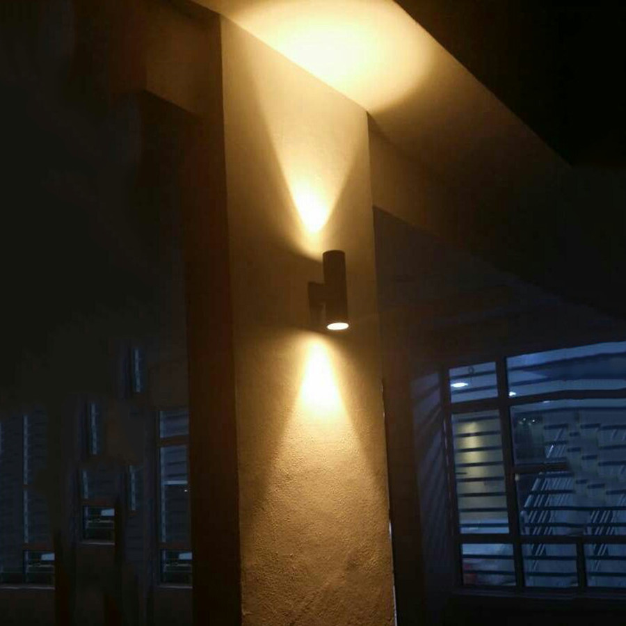 LED Porch Wall Light Up Down W - Xl Outdoor Lighting 评论和价格