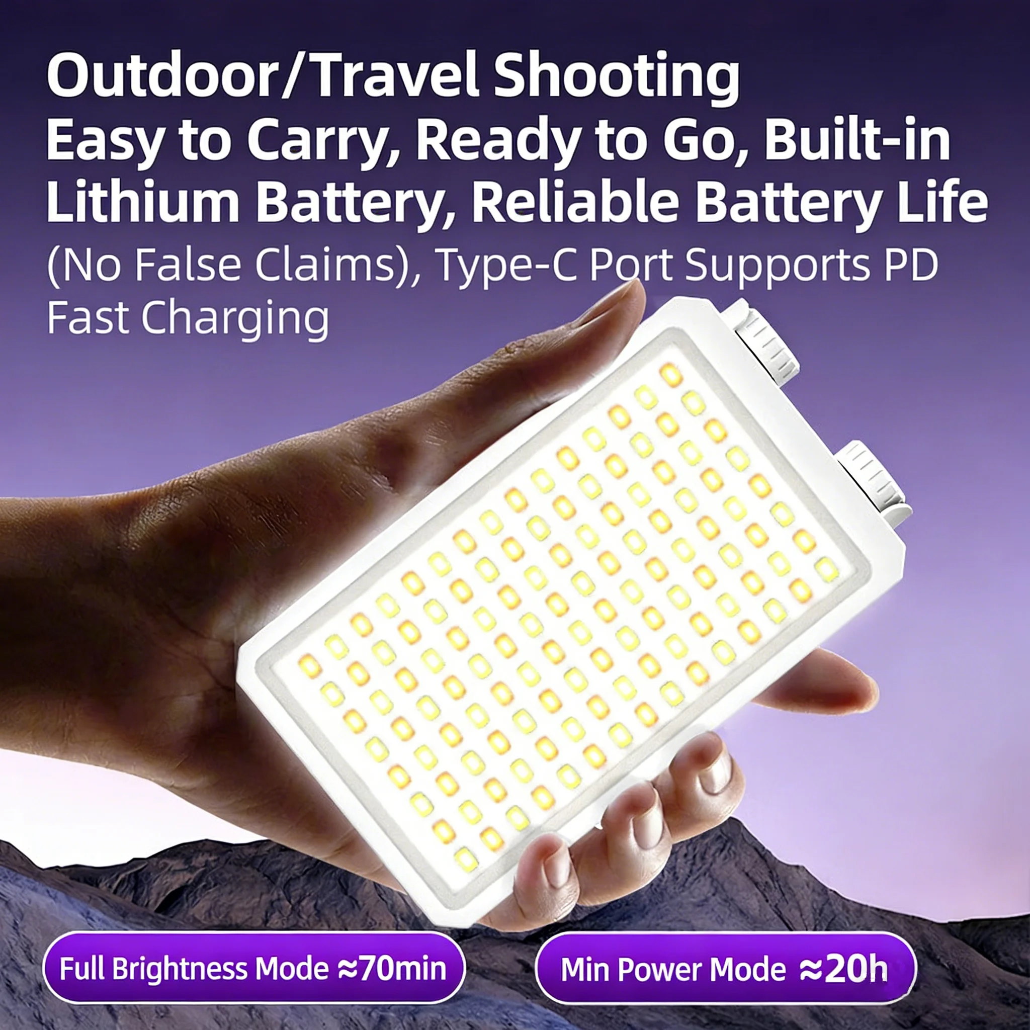 Portable Mini LED Pocket Fill  - Outdoor Lighting Video Shooting 评论和价格
