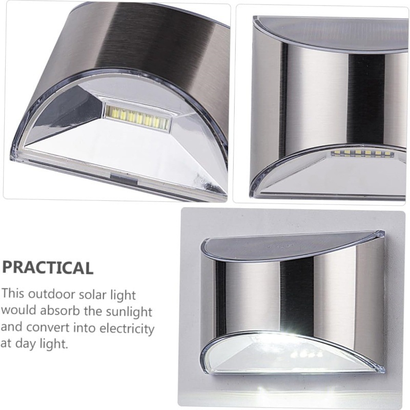 2Pcs Solar Garden Light Stainl - Xl Outdoor Lighting 评论和价格