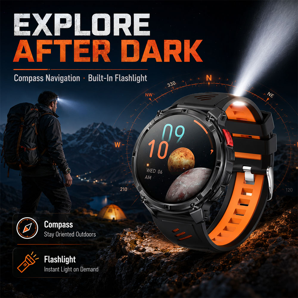 YAOCX AMOLED Smartwatch Men 11 - Outdoor Lighting Japanese 评论和价格